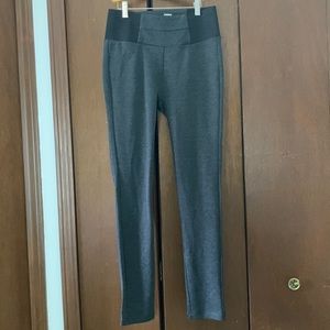 Gray skinny cut slacks pants